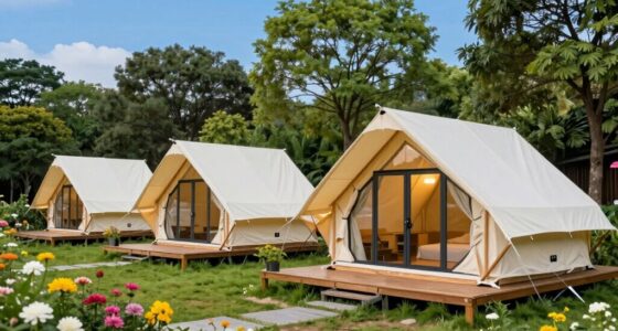 top ac equipped glamping tents