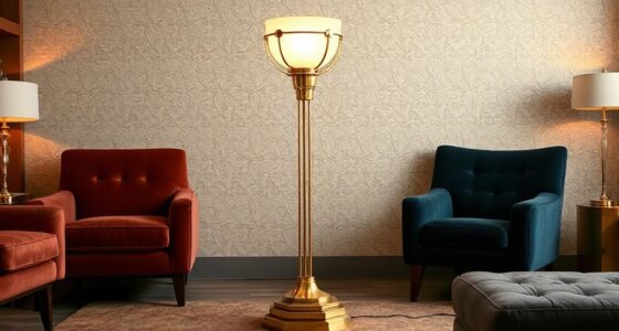 top art deco floor lamps