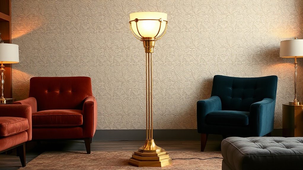 top art deco floor lamps