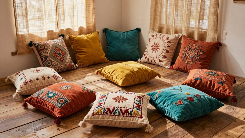 top boho floor cushions