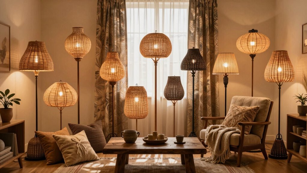 top boho floor lamps