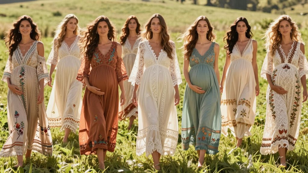 top boho maternity dress picks