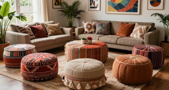 top boho ottoman picks