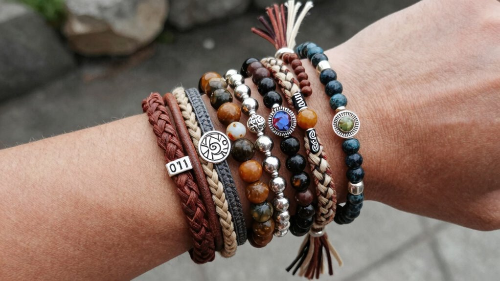 top boho stack bracelets