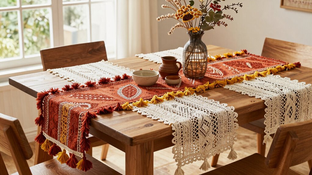 top boho table runners