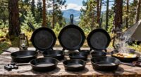 top camping cast iron skillets