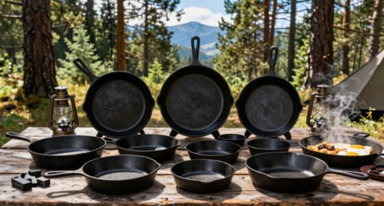 top camping cast iron skillets