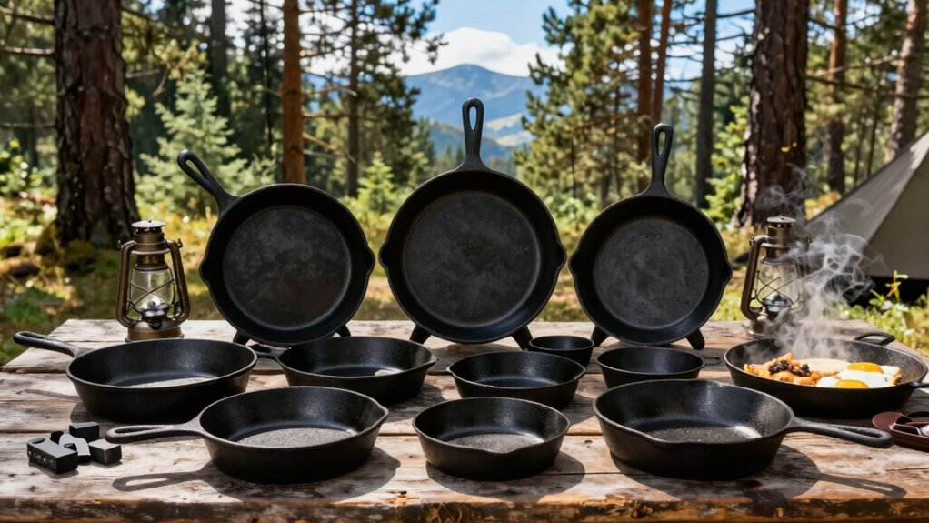 top camping cast iron skillets