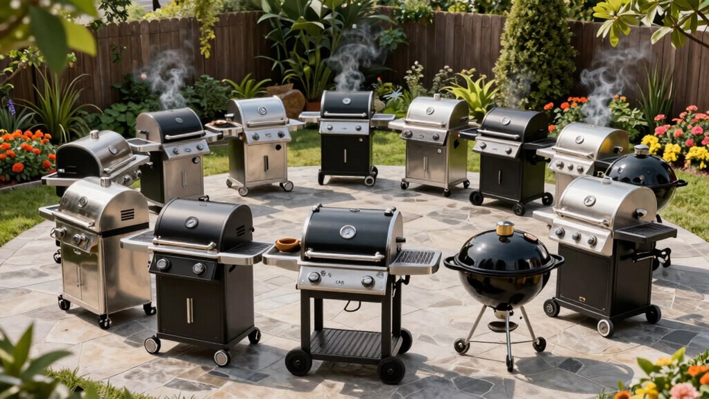 top charcoal grill smoker combos