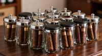 top cigar storage jars