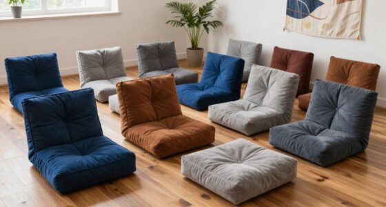 top cushions with back support