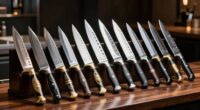 top damascus knife sets