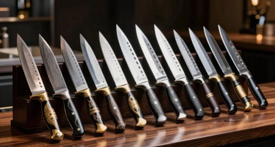 top damascus knife sets