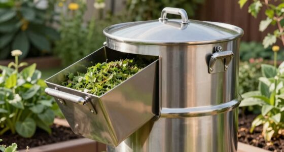 top dual chamber compost tumblers