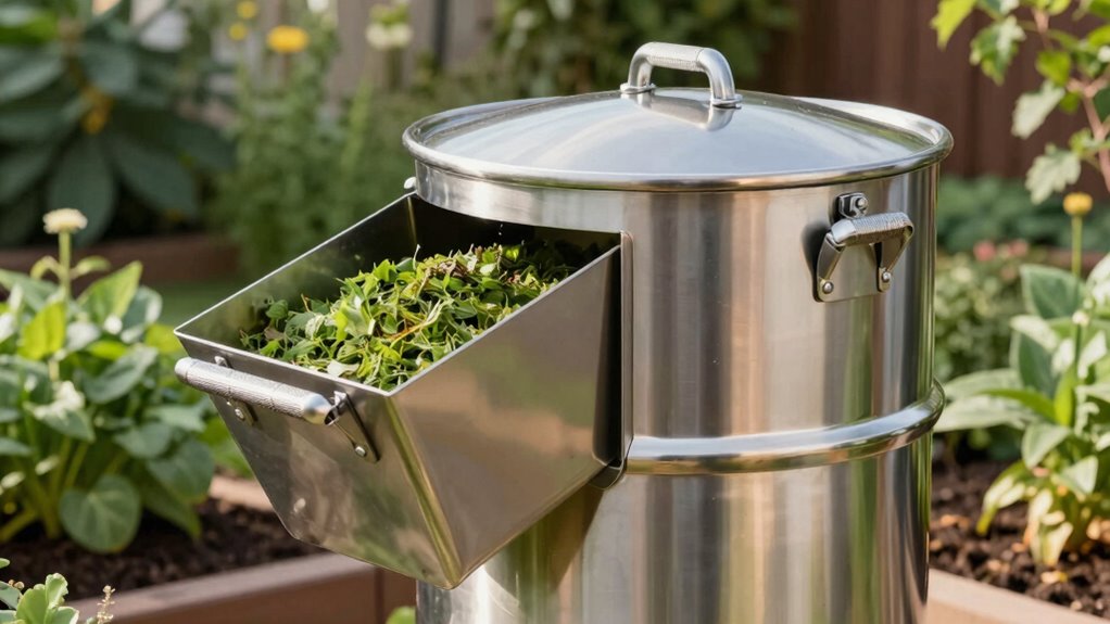 top dual chamber compost tumblers