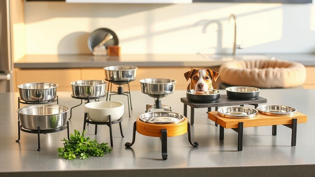 top elevated dog bowls