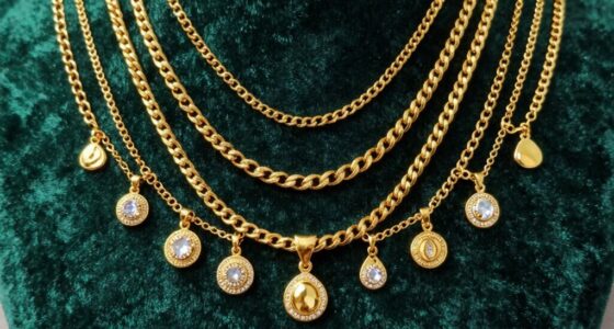 top gold layered necklace picks
