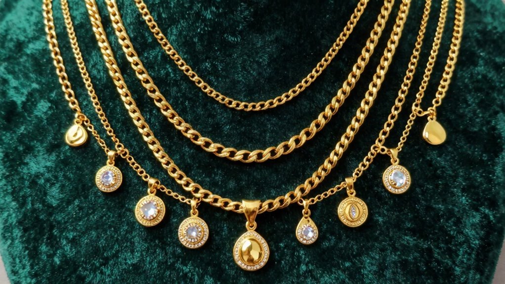 top gold layered necklace picks