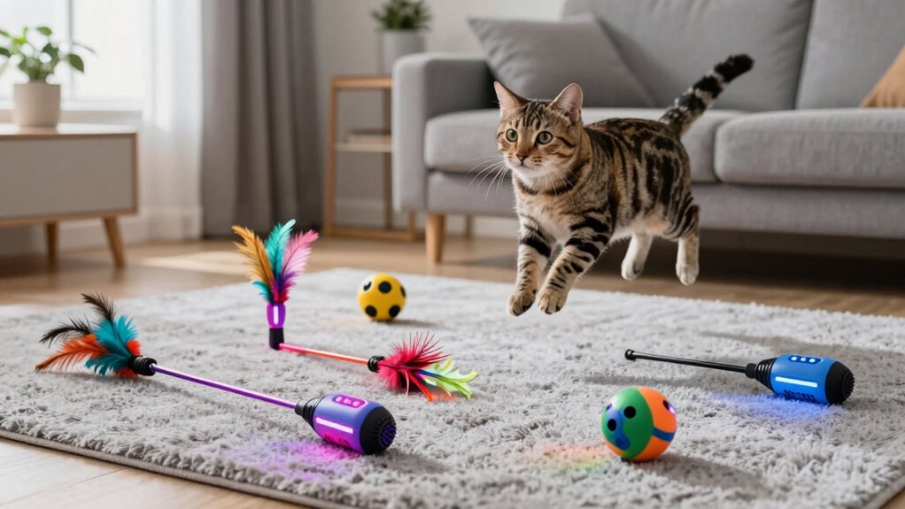 top motion sensor cat toys