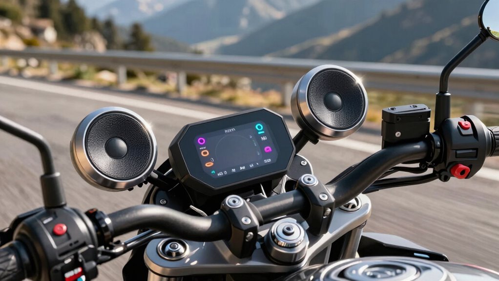top motorcycle dash speakers