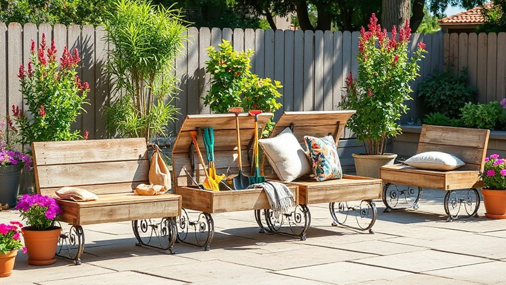 top outdoor storage bench ideas