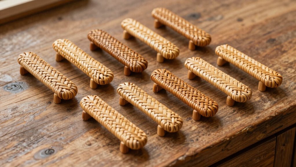top rattan cabinet pulls