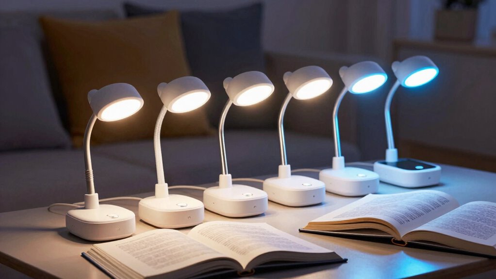 top rechargeable clip on book lights