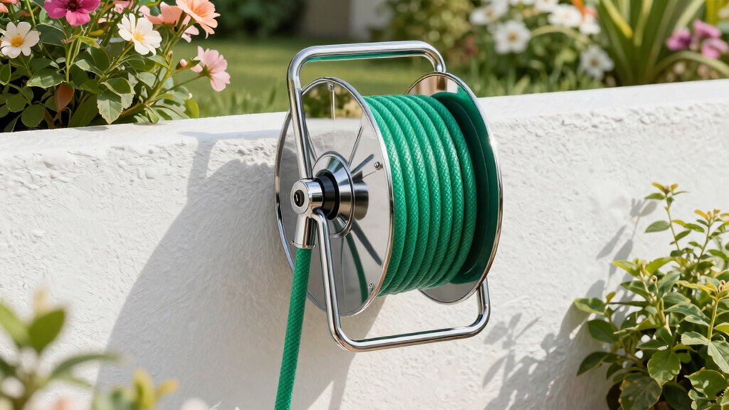top retractable garden hose reels
