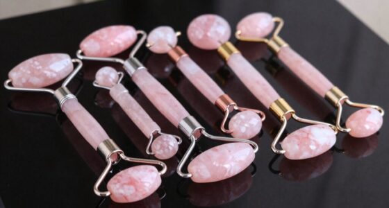 top rose quartz facial rollers