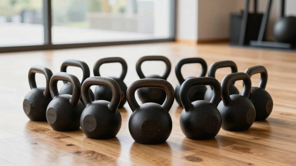 top space saving adjustable kettlebells