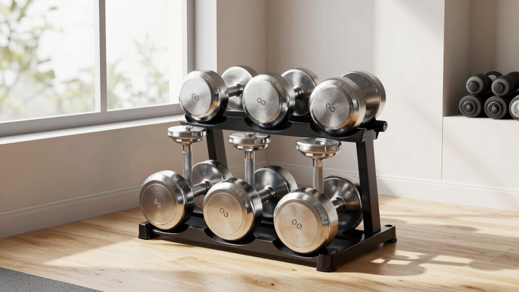 top space saving dumbbell sets