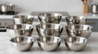 top stainless steel bowls