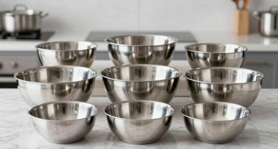 top stainless steel bowls
