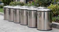top stainless steel compost bins