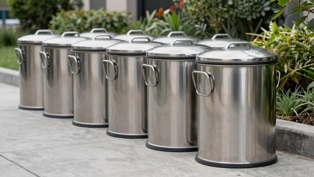 top stainless steel compost bins