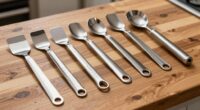 top stainless steel dough scrapers