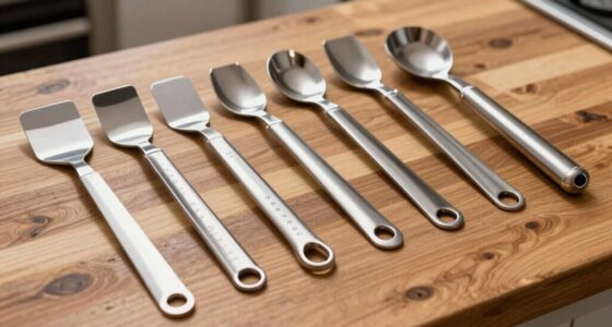 top stainless steel dough scrapers