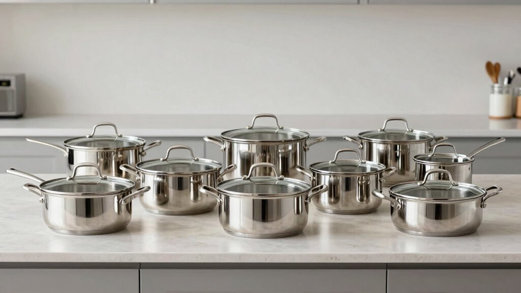 top stainless steel induction cookware