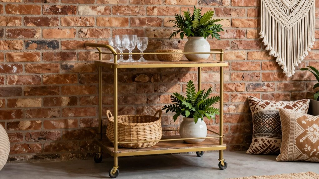 top stylish boho bar carts