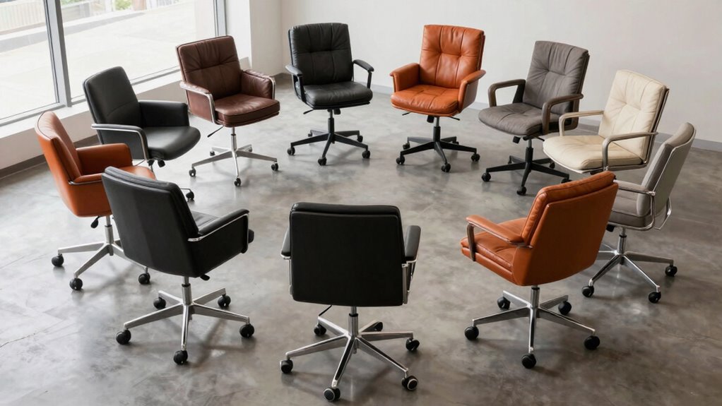 top swivel desk stools