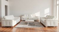 top white italian leather sofas
