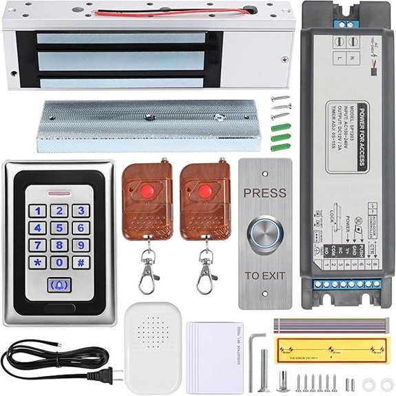 Smart Access Control Kit with Touch Keypad and RFID