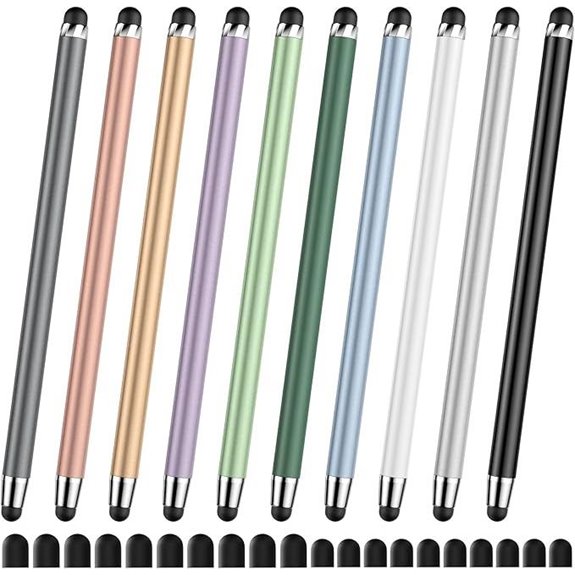 10 PCS Touchscreen Stylus Pen Kit for iPhone/iPad/Android