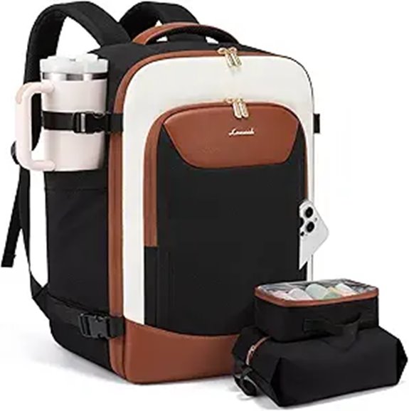 LOVEVOOK 40L Travel Backpack with Laptop & Packing Cubes