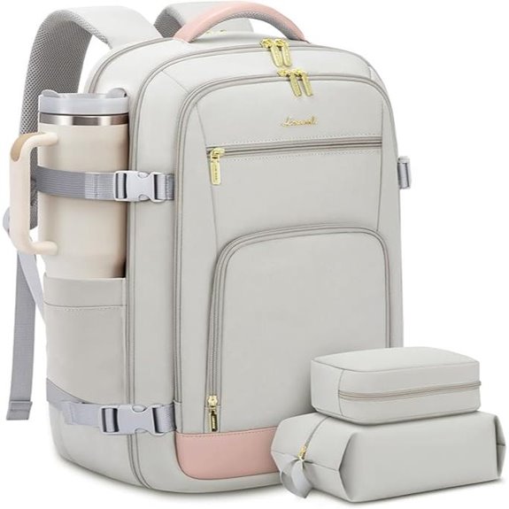 LOVEVOOK Travel Backpack with Laptop & Cubes