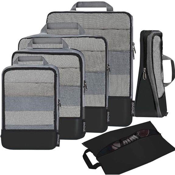 BAGAIL Compression Packing Cubes Travel Organizers (Set)