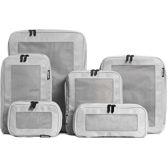 Aerotrunk 6-Pack Compression Packing Cubes for Travel