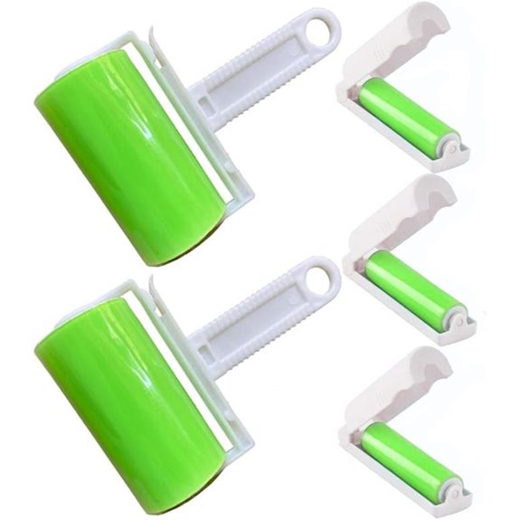 Sticky Travel Lint Roller 5 Pack with Cover