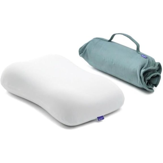 Cushion Lab Travel Deep Sleep Memory Foam Pillow