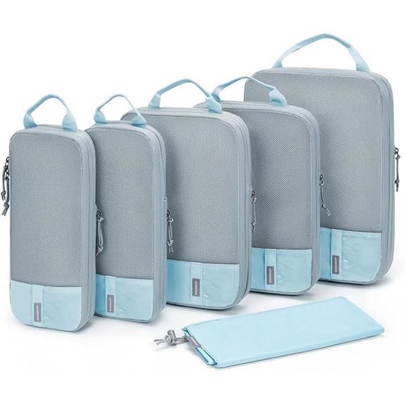 BAGSMART Compression Packing Cubes Set for Travel